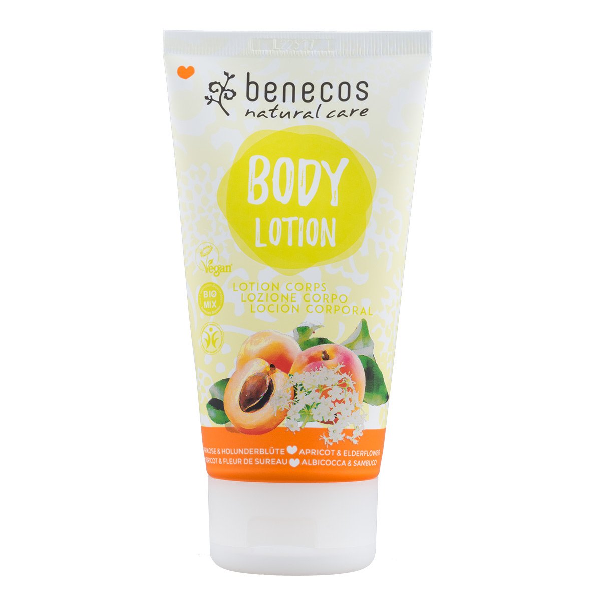 Benecos Natural Body Lotion Apricot & Elderflower 150ml