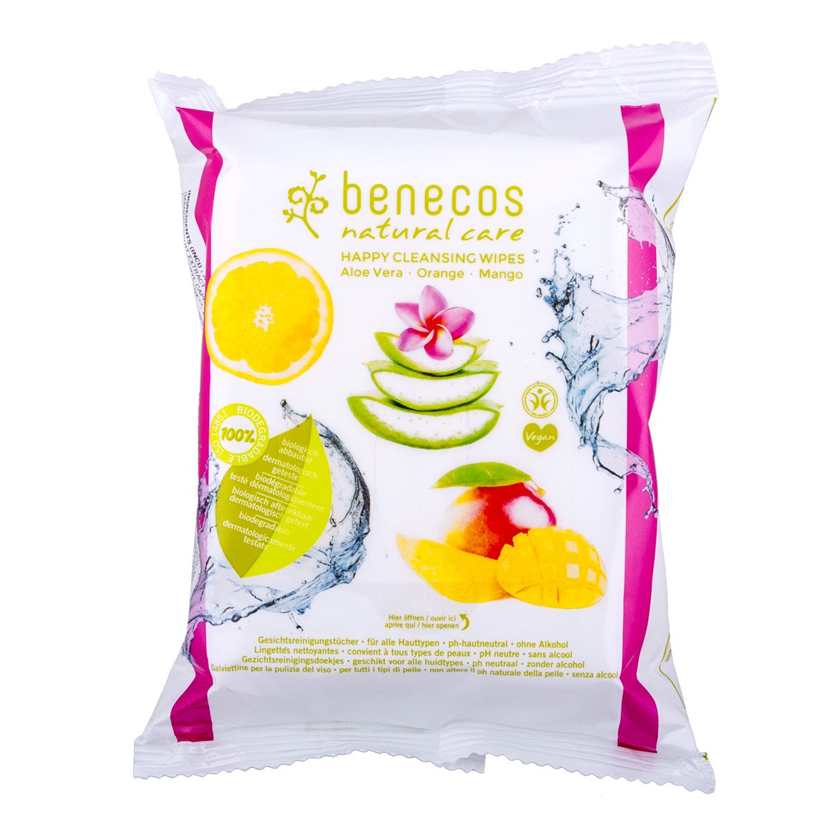 Benecos Happy Hands Cleansing Wipes 25 wipes