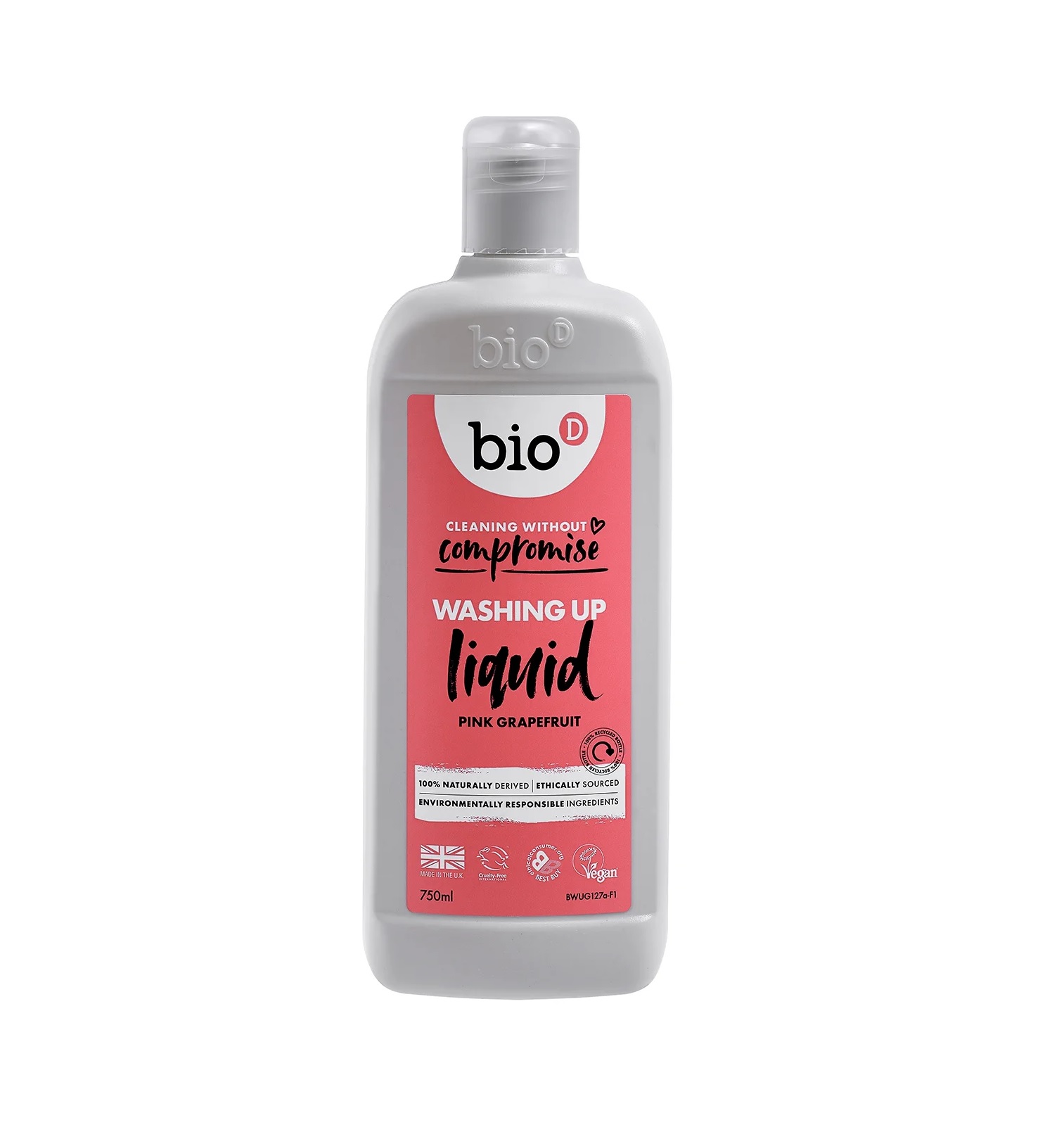 Bio-D Washing Up Liquid - Pink Grapefruit 750ml