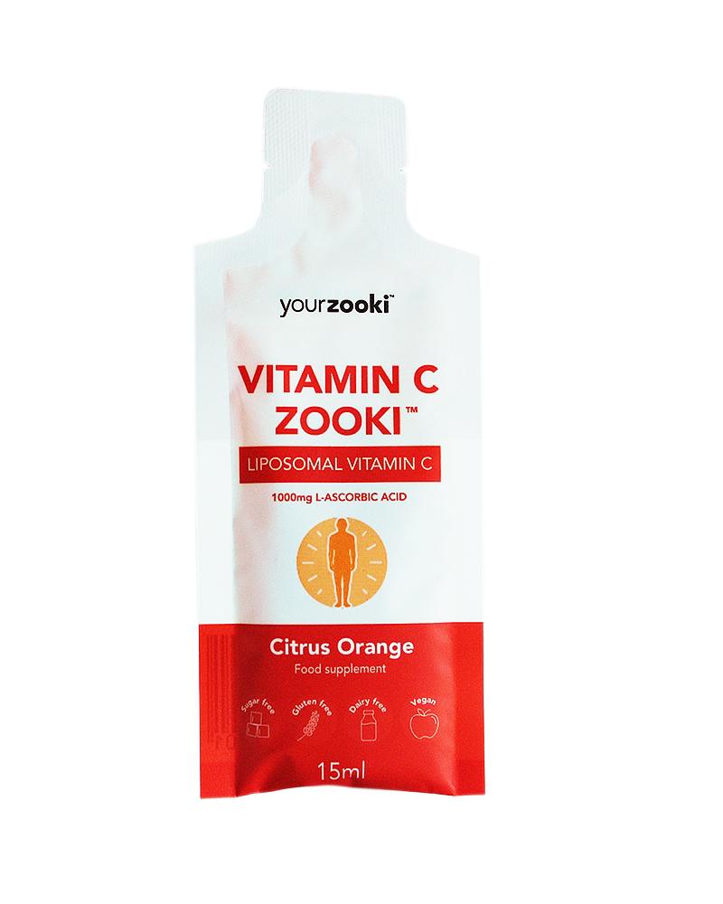 Your Zooki Liposomal Vitamin C LAscorbic Acid 1000mg 15ml