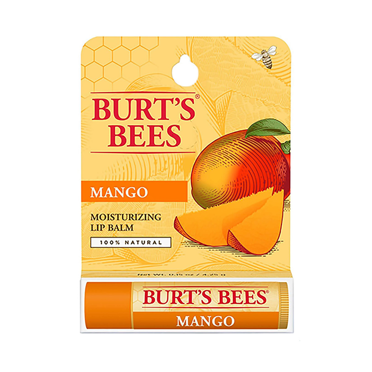Burt's Bees Mango Lip Balm 4.25g Blister Pack