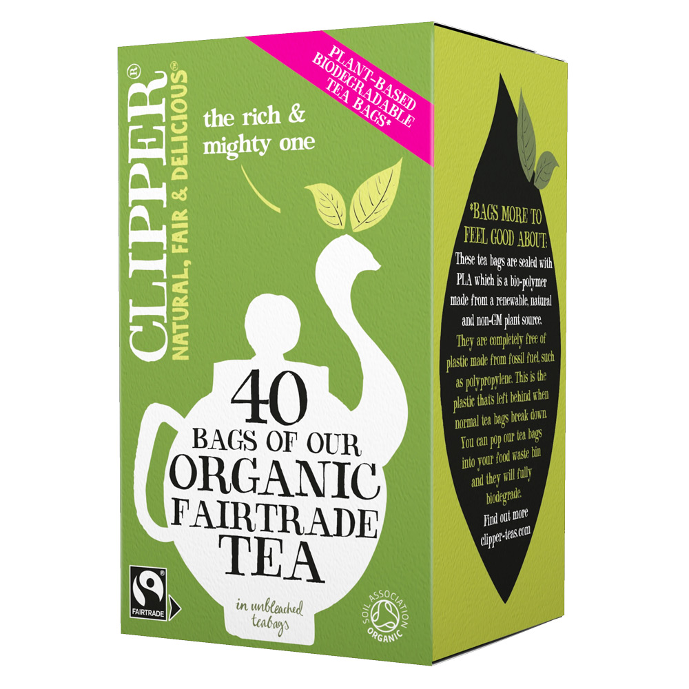 Clipper Organic Fairtrade Tea 40 Tea Bags