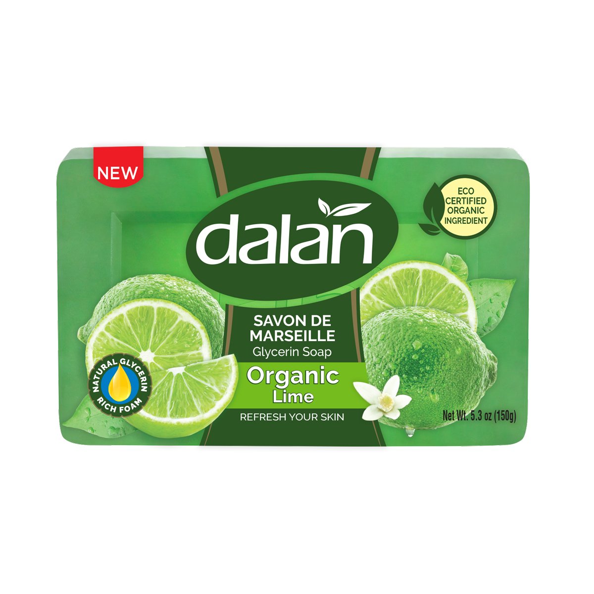 Dalan Glycerin Soap with Organic Lime 150g