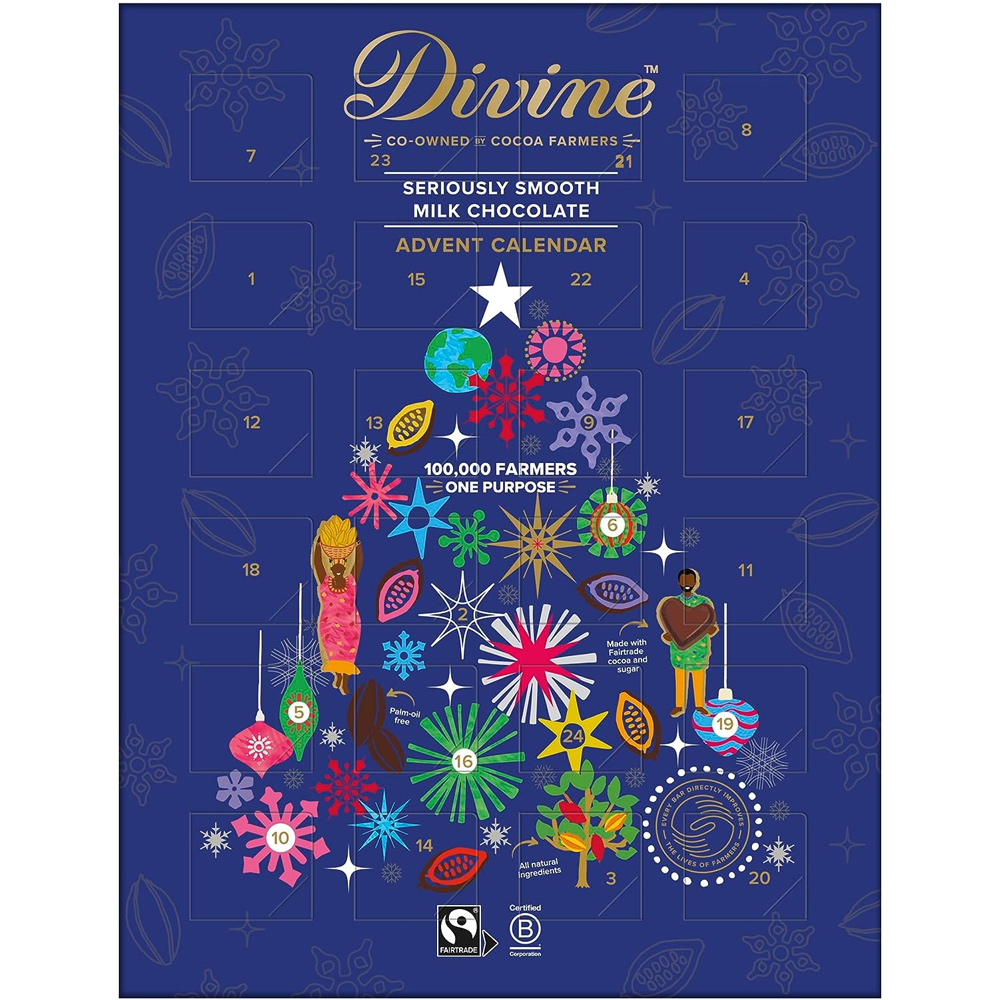 Divine Milk Chocolate Advent Calendar 85g