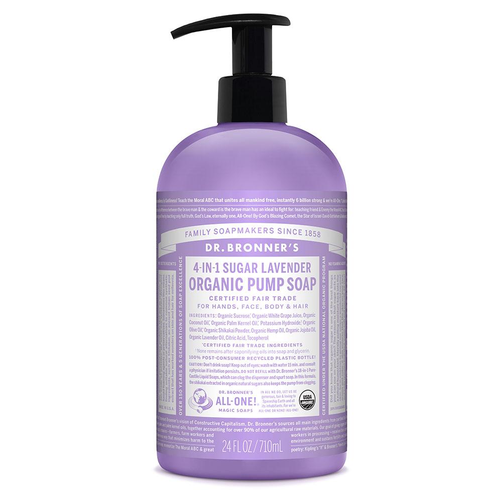 Dr. Bronner's Organic Pump Soap - Lavender 710ml