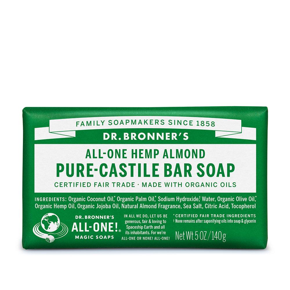 Dr. Bronner's Organic Almond Soap Bar 140g