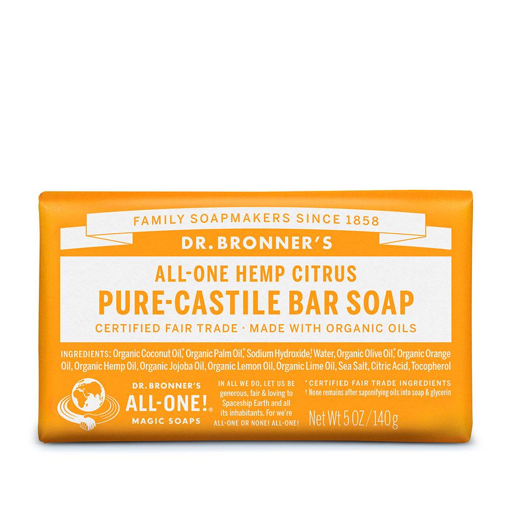 Dr. Bronner's Organic Citrus Soap Bar 140g