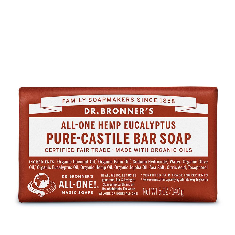 Dr. Bronner's Organic Eucalyptus Soap Bar 140g