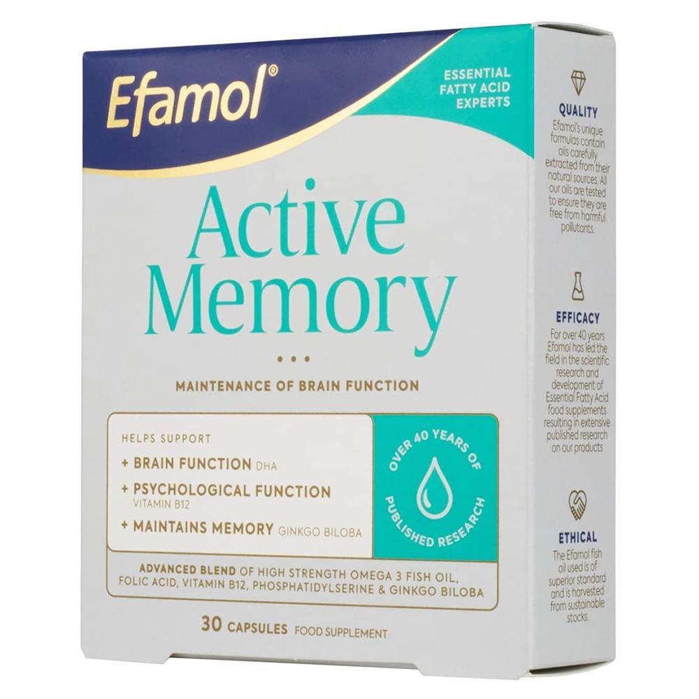 Efamol Brain - Active Memory 30 Capsules - Omega-3