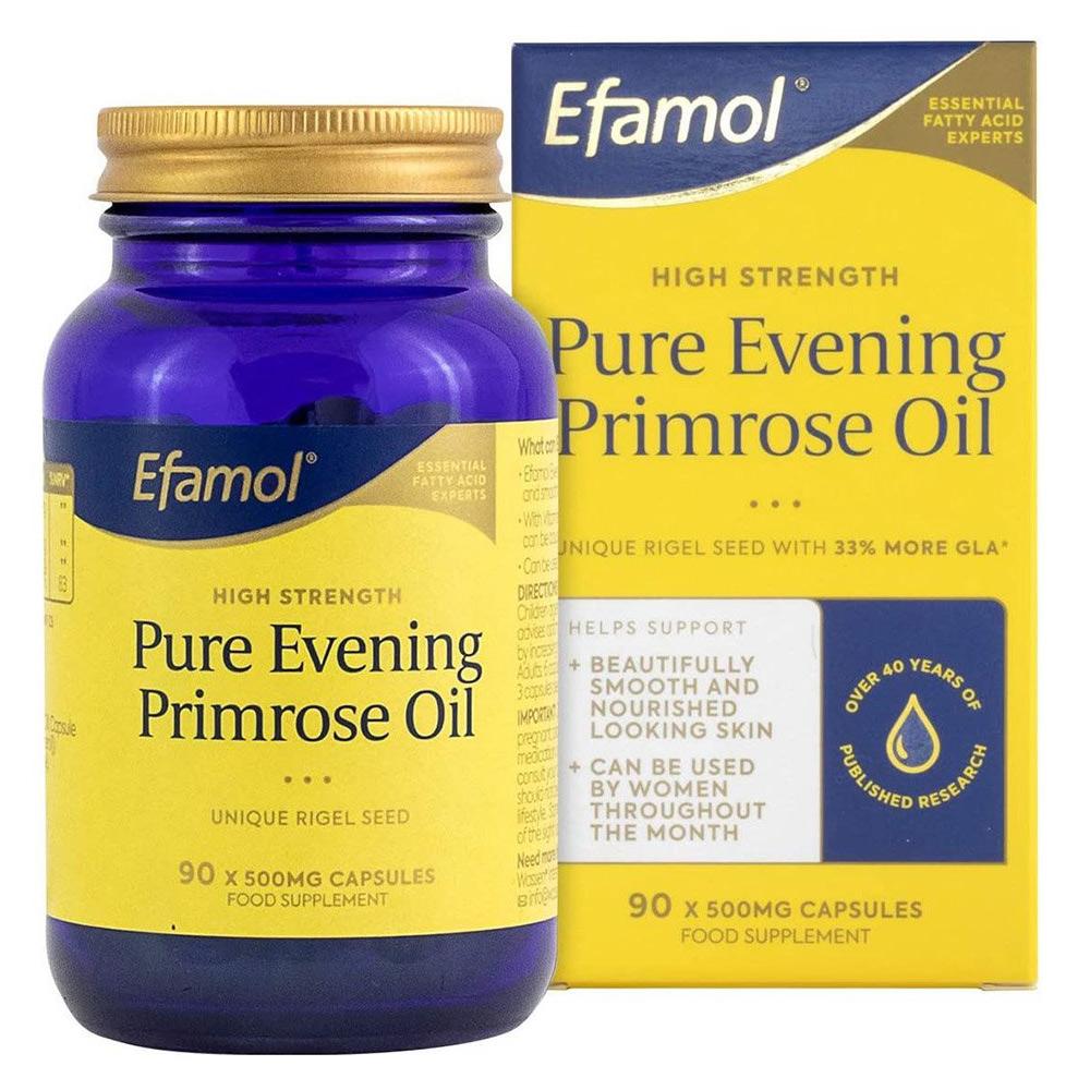 Efamol High Strength  500mg Pure evening Primrose Oil 90 Capsules