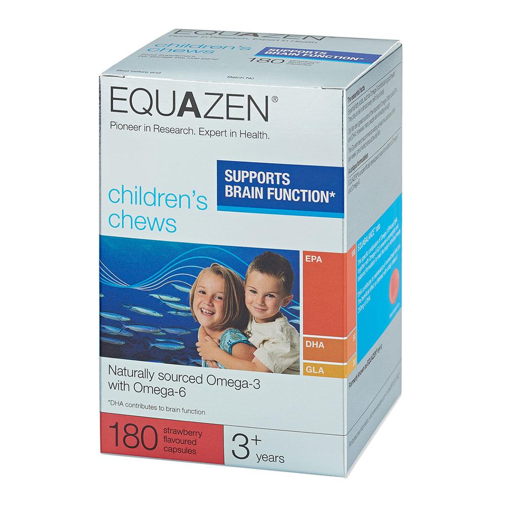 Equazen Children's Chews Omega 3 with Omega 6 180 Capsules