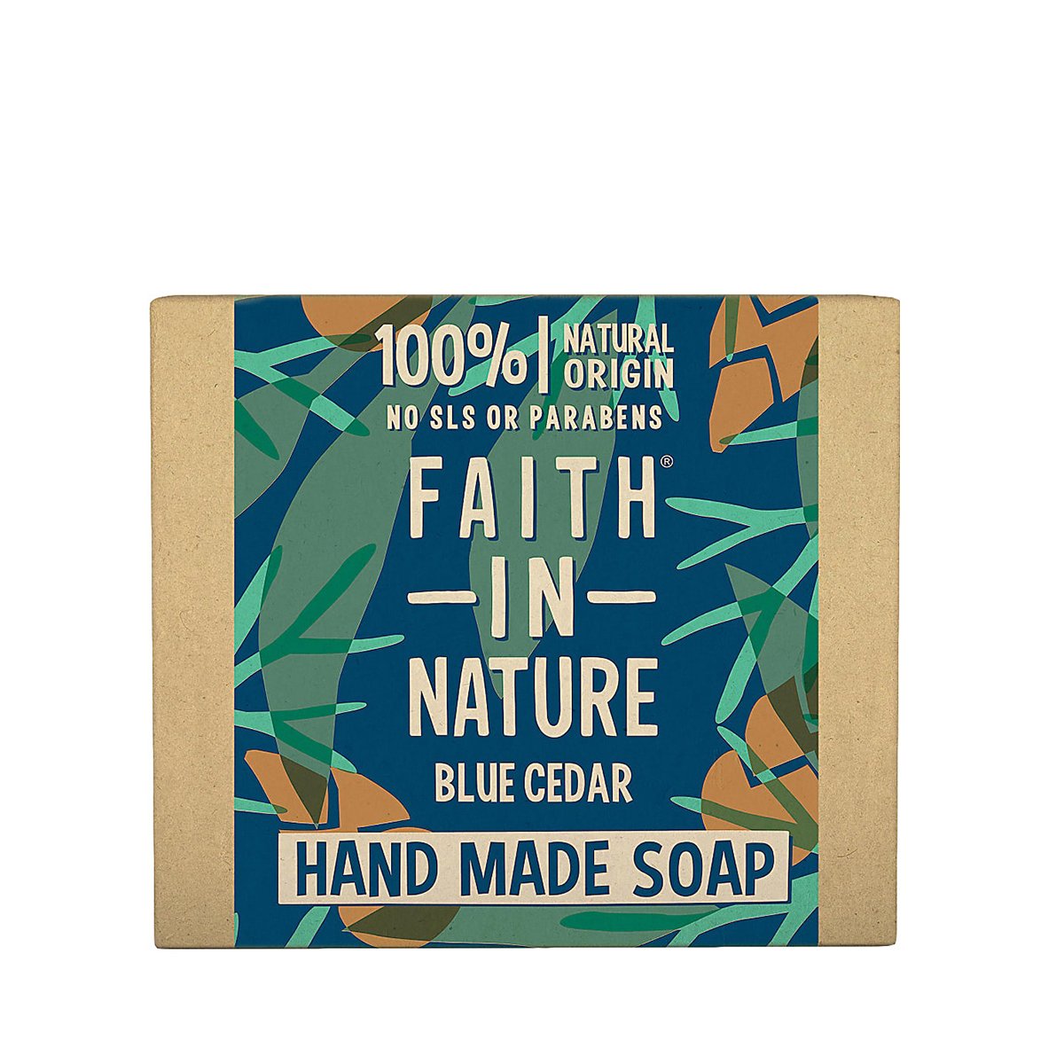 Faith in Nature Blue Cedar Soap Bar For Men 100g