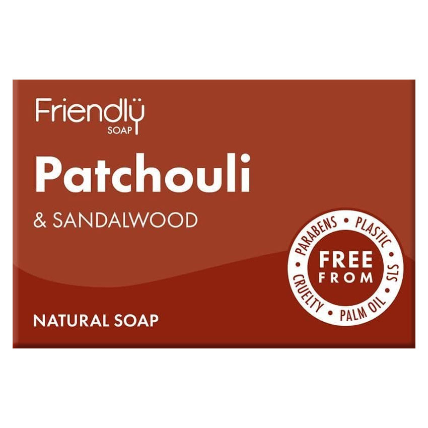 Friendly Soap Patchouli & Sandalwood Soap bar 95g