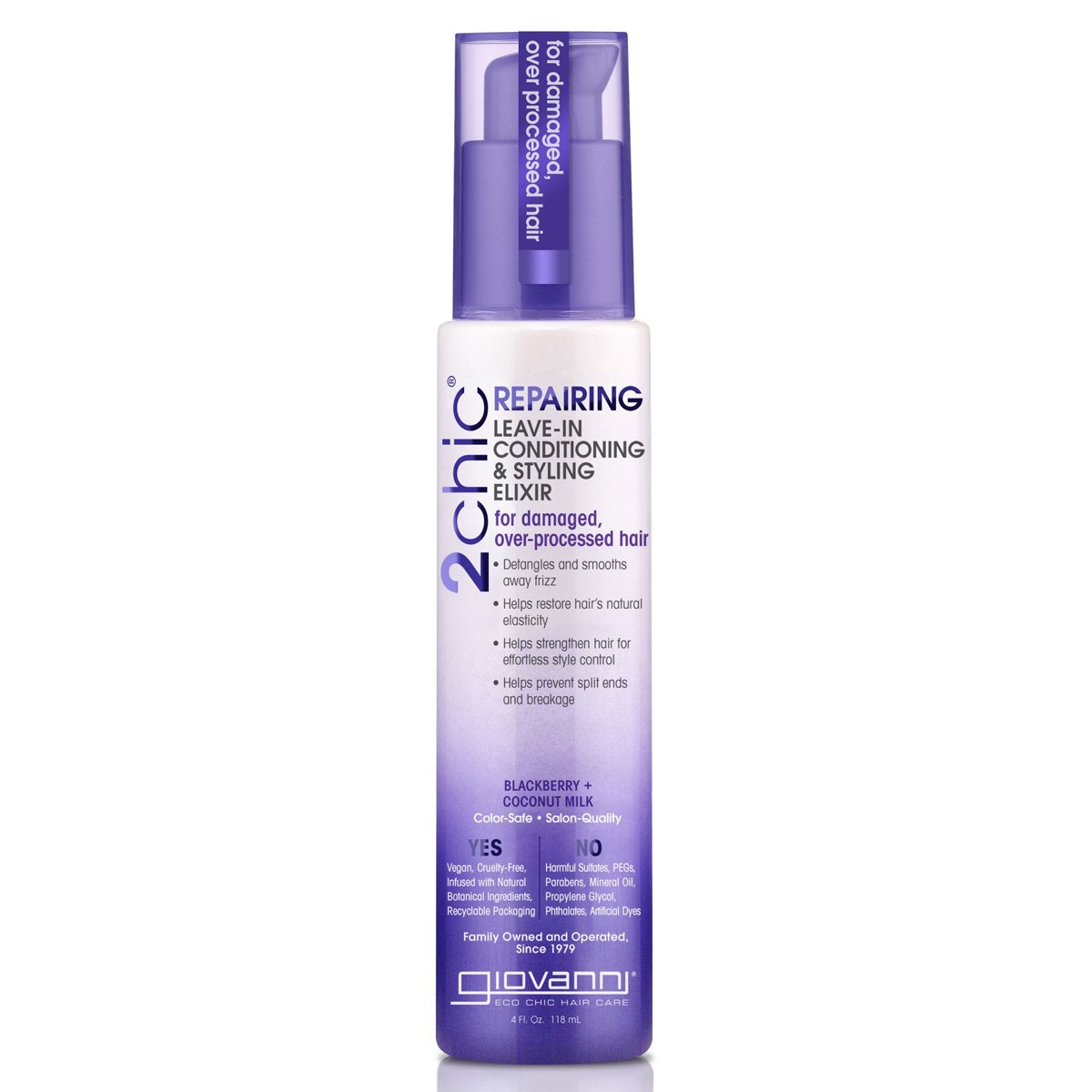Giovanni 2chic Repairing Leave in Conditioning & Styling Elixir 118ml