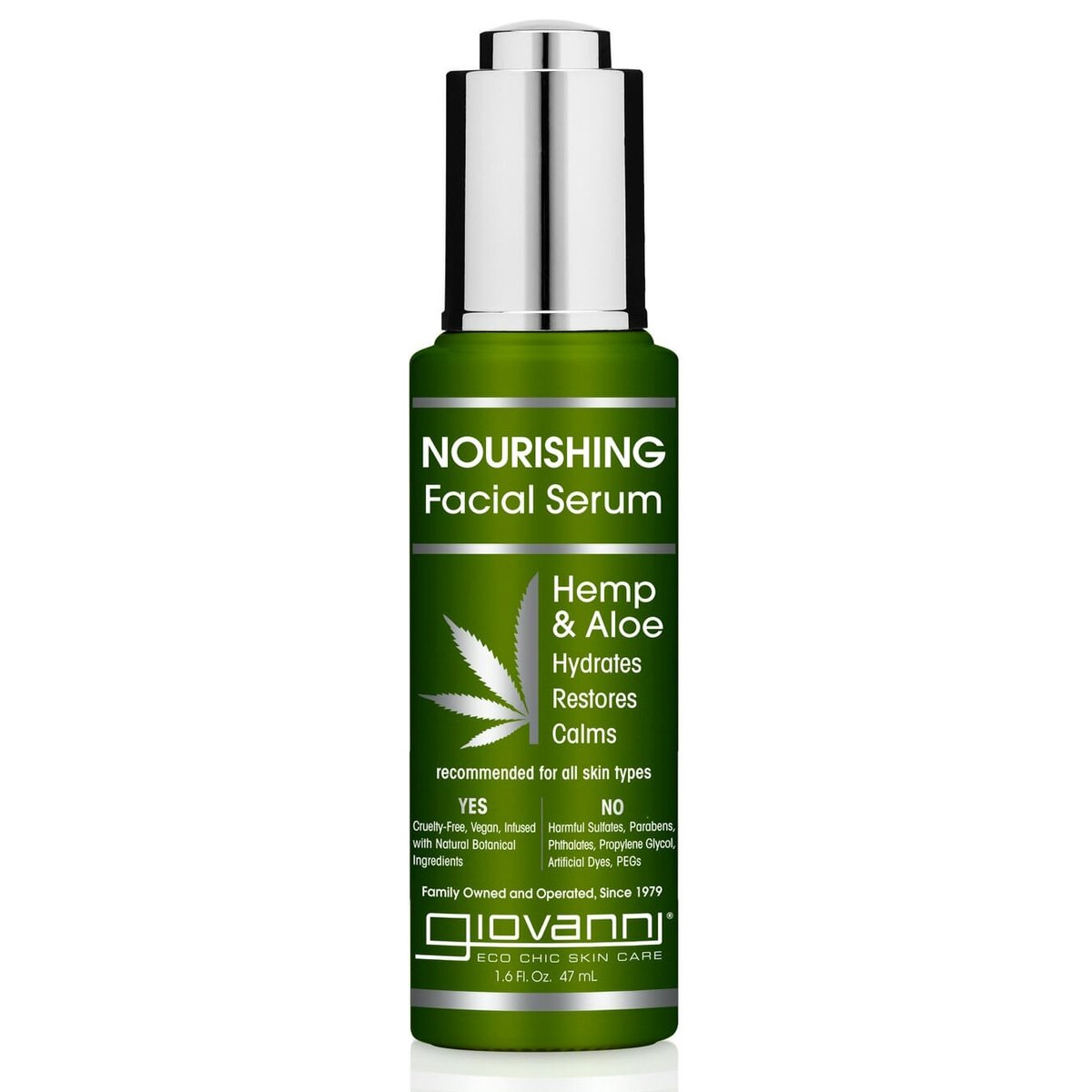 Giovanni Hemp & Aloe Nourishing Facial Serum 47ml / 1.6 Fl oz