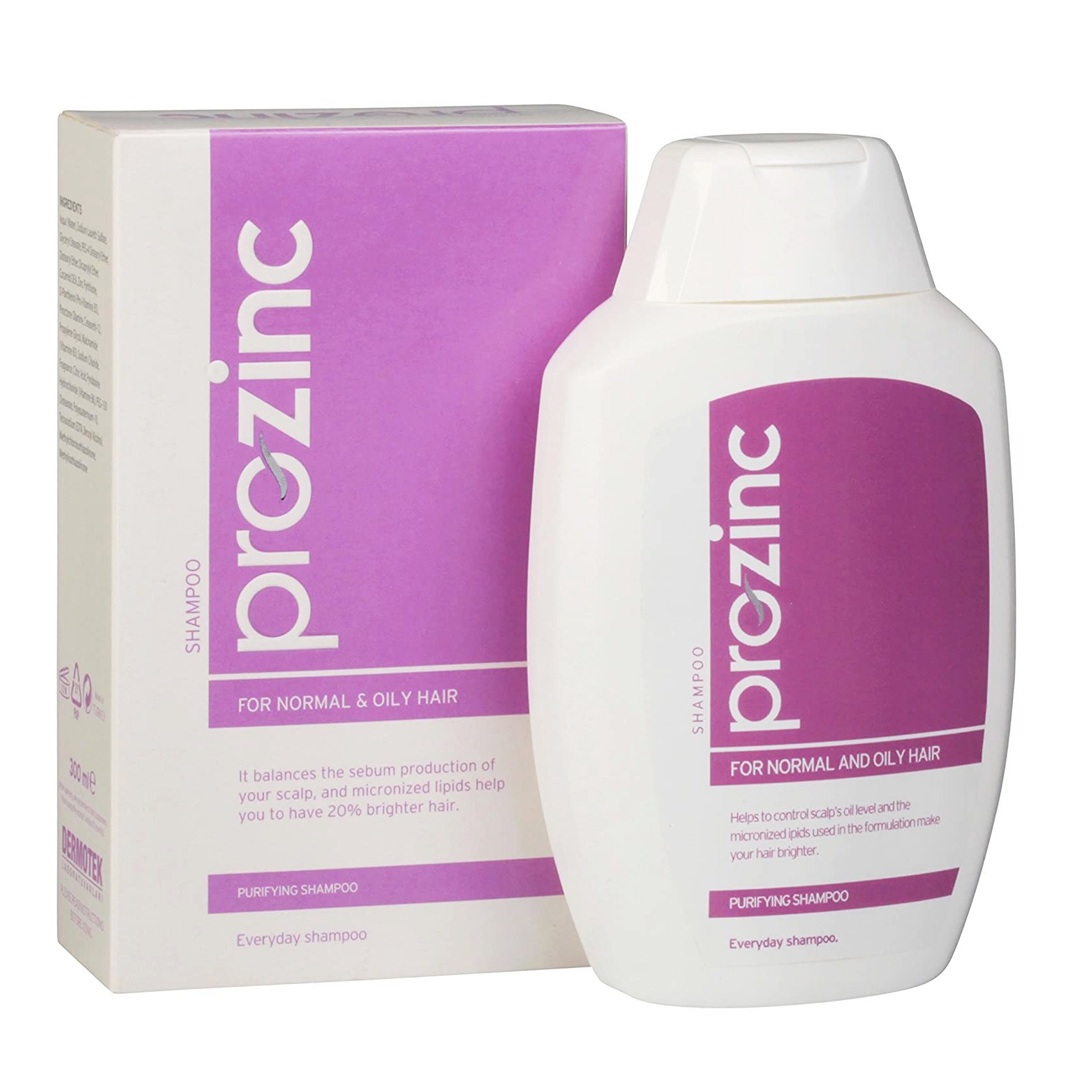 Prozinc For Normal and Oily Hair Shampoo 300ml /10.56Fl oz