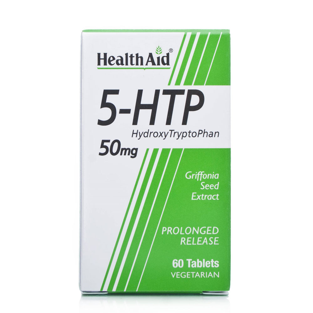 HealthAid 5-HTP 50mg 60 Vegetarian Tablets