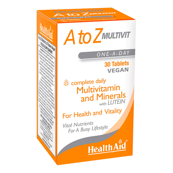 HealthAid A To Z Multivit 30 Vegetarian Tablets