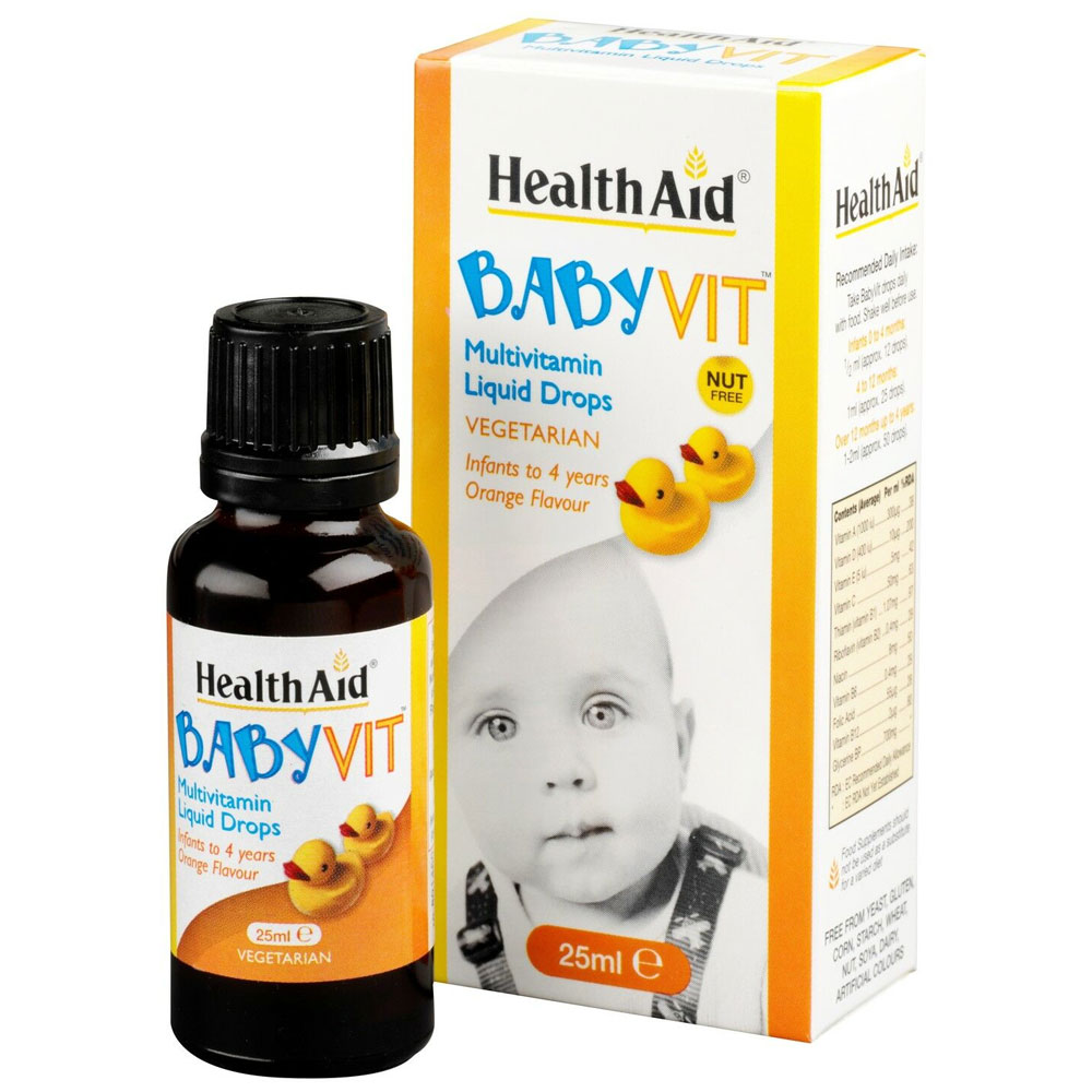 HealthAid BabyVit Multivitamin Liquid Drops 25ml