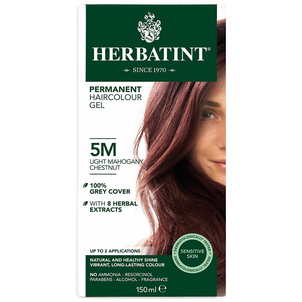 Herbatint Herbal Hair Dye Light Mahogany Chestnut 5M - mOrganics Beauty Herbatint Herbal Hair Dye Light Mahogany Chestnut 5M - mOrganics Beauty