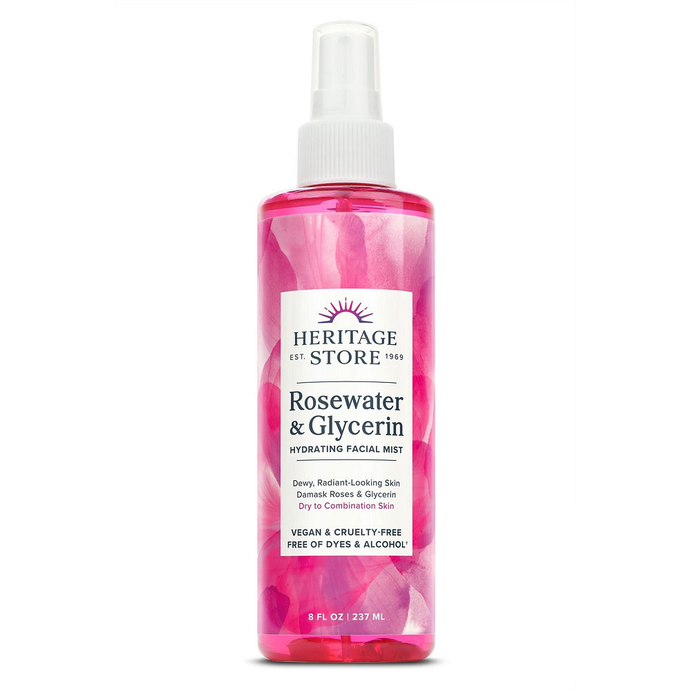 Heritage Store Rosewater & Glycerine Hydrating Facial Mist 237ml