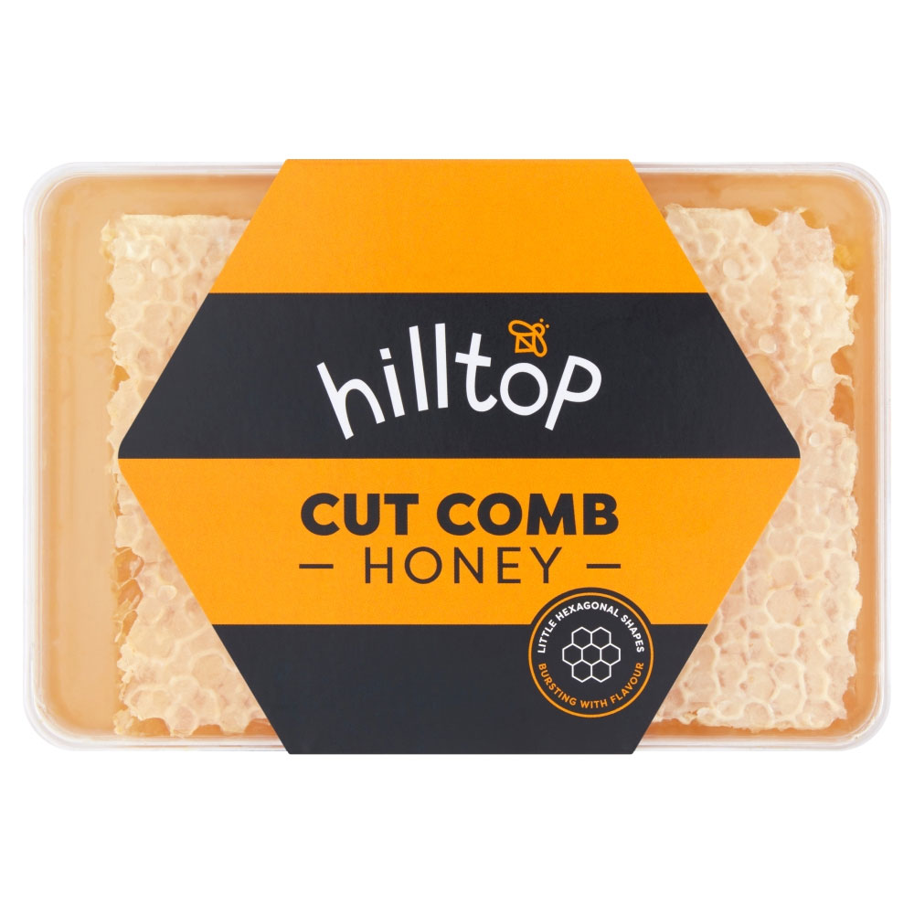 Hilltop Honey Cut Comb Slab Honey 400g Beauty