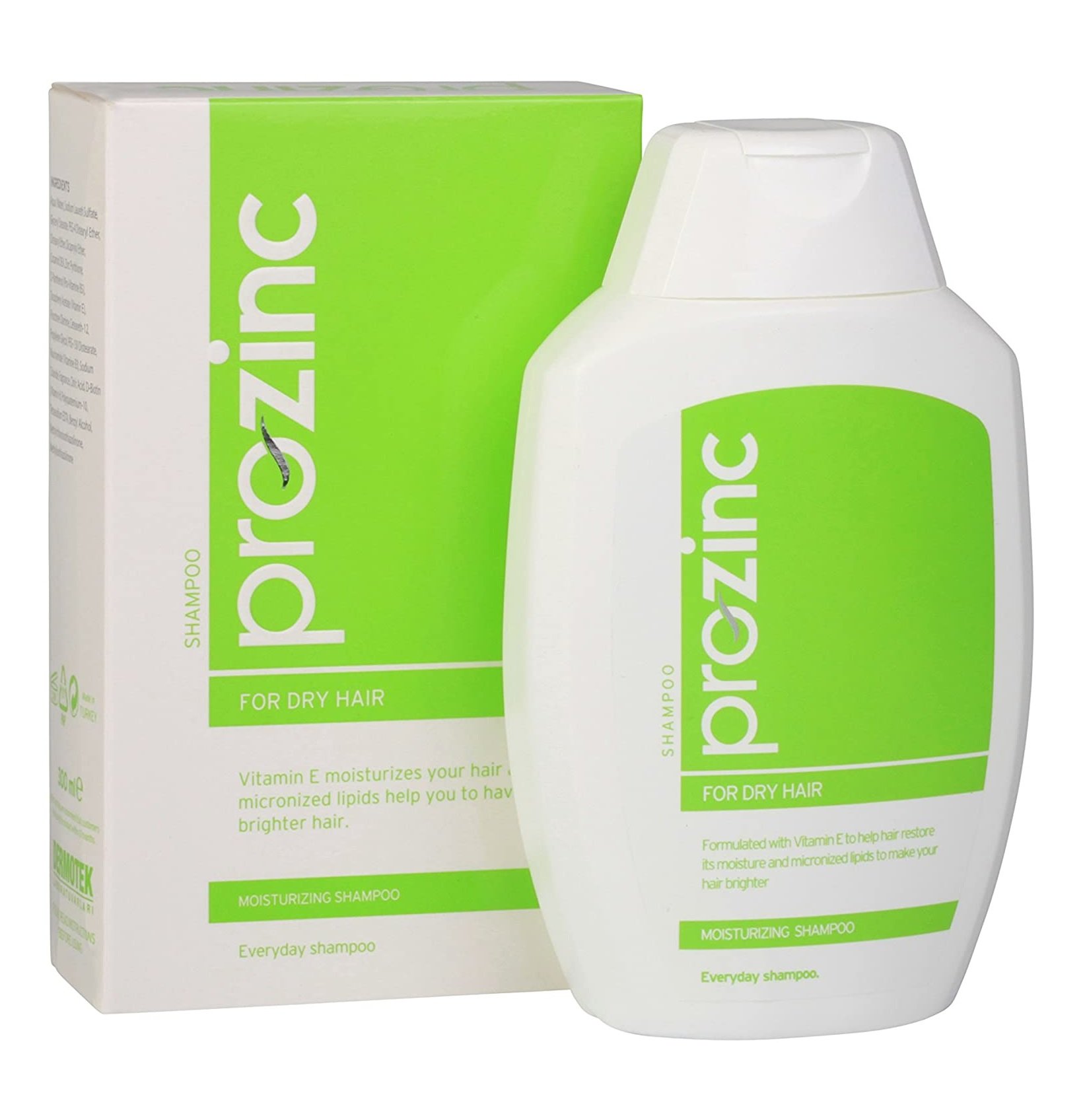 Prozinc For Dry Hair Shampoo 300ml / 10.56Fl oz.