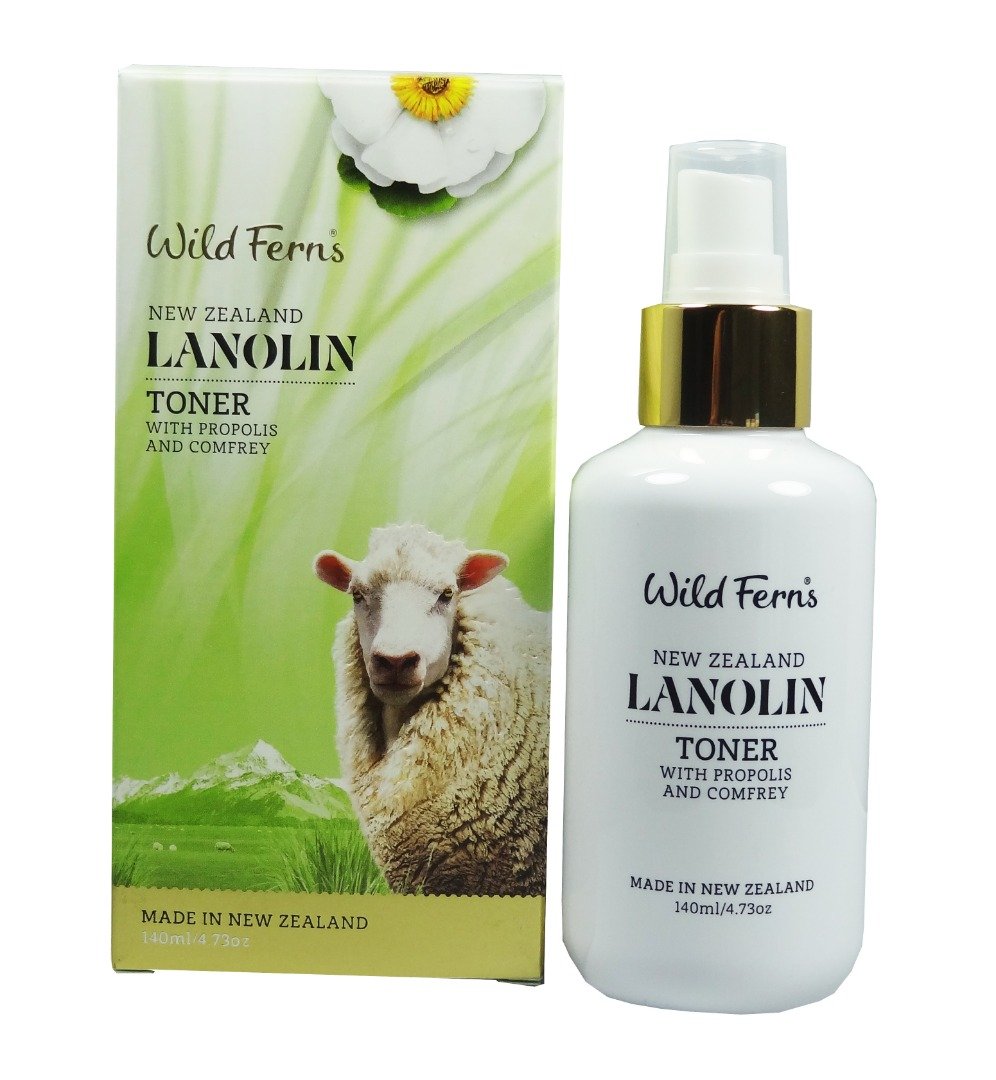 Wild Ferns Lanolin Toner with Propolis and Comfrey 140ml