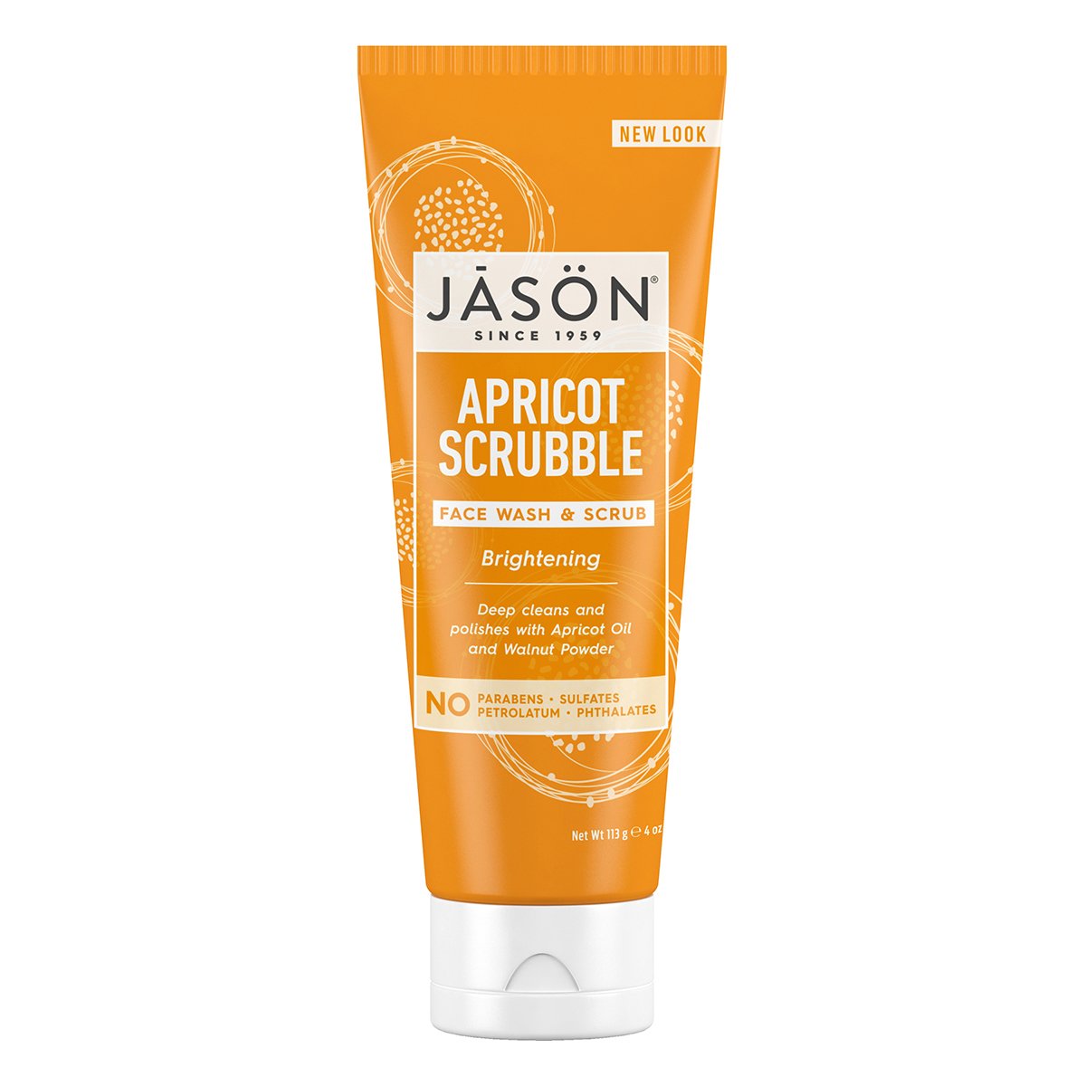 Jason Apricot Facial Wash & Scrub 128ml
