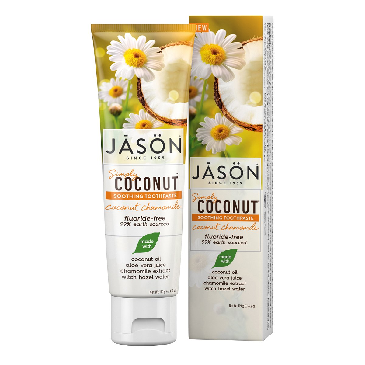 Jason Coconut Chamomile Toothpaste 119g