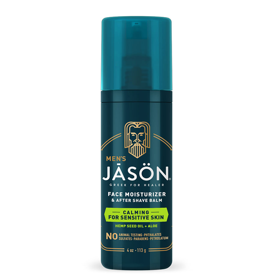 Jason Natural Care Men's Calming Face Moisturizer and After Shave Balm