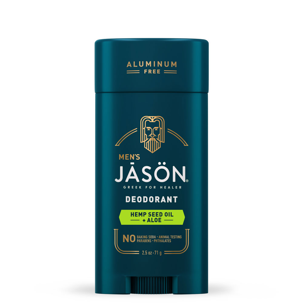 Jason Men's Hemp Seed Oil and Aloe Deodorant Stick 71g