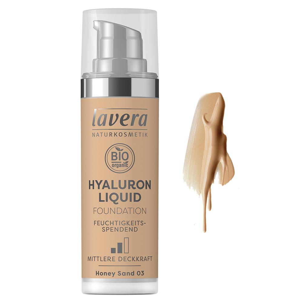 Lavera Hyaluron Liquid Foundation - Honey Sand 03 -30ml