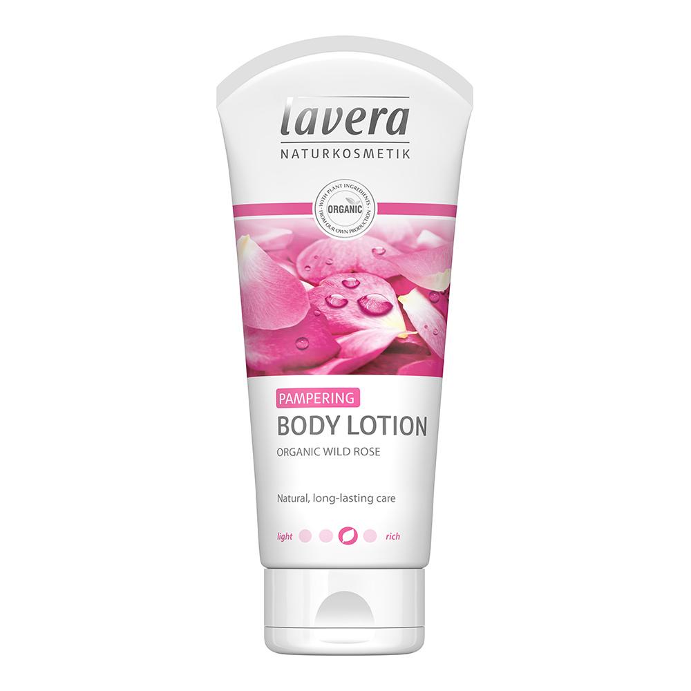Lavera Body Lotion - Pampering Organic Wild Rose 200ml