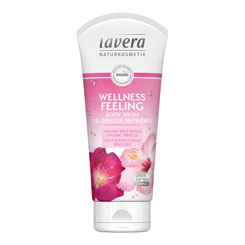 Lavera Body Wash Wellness Feeling Natural - Rose and Hibiscus - 200ml