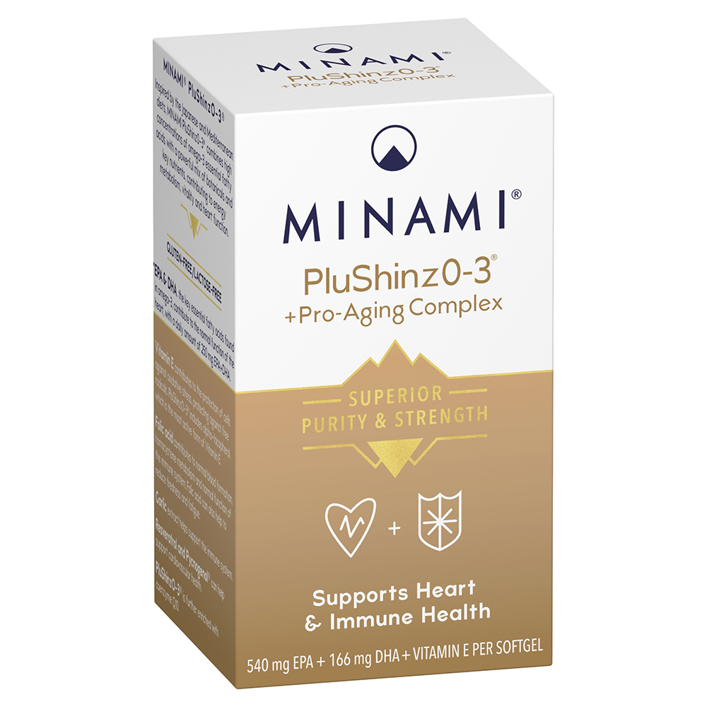Minami PluShinzO-3 Omega-3 Fish Oil + Pro-Aging Complex - 30 Softgels