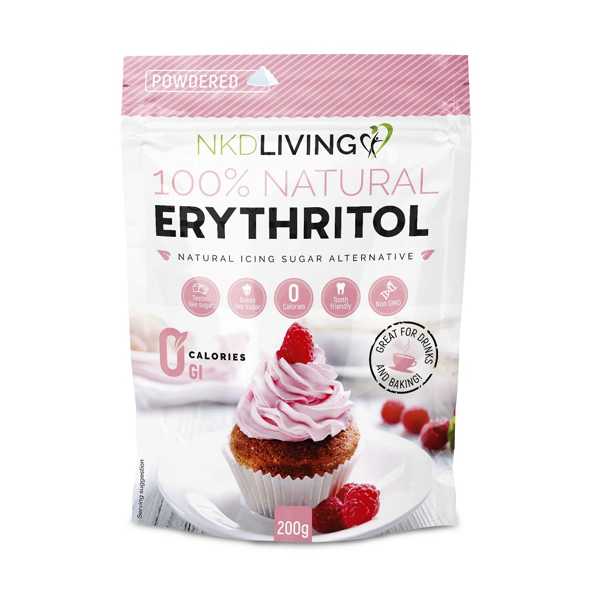 NKD Living Powdered Erythritol 200g