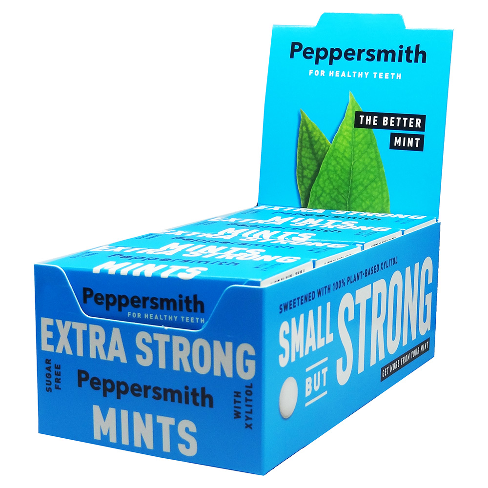 Peppersmith Extra Strong Eucalyptus Mints 12x15g