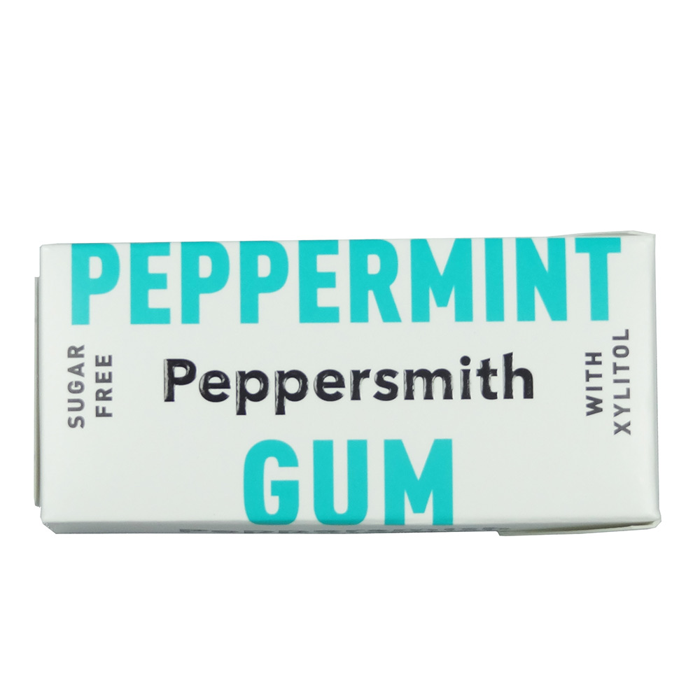 Peppersmith Fine English Peppermint Sugar Free Chewing Gum 15g