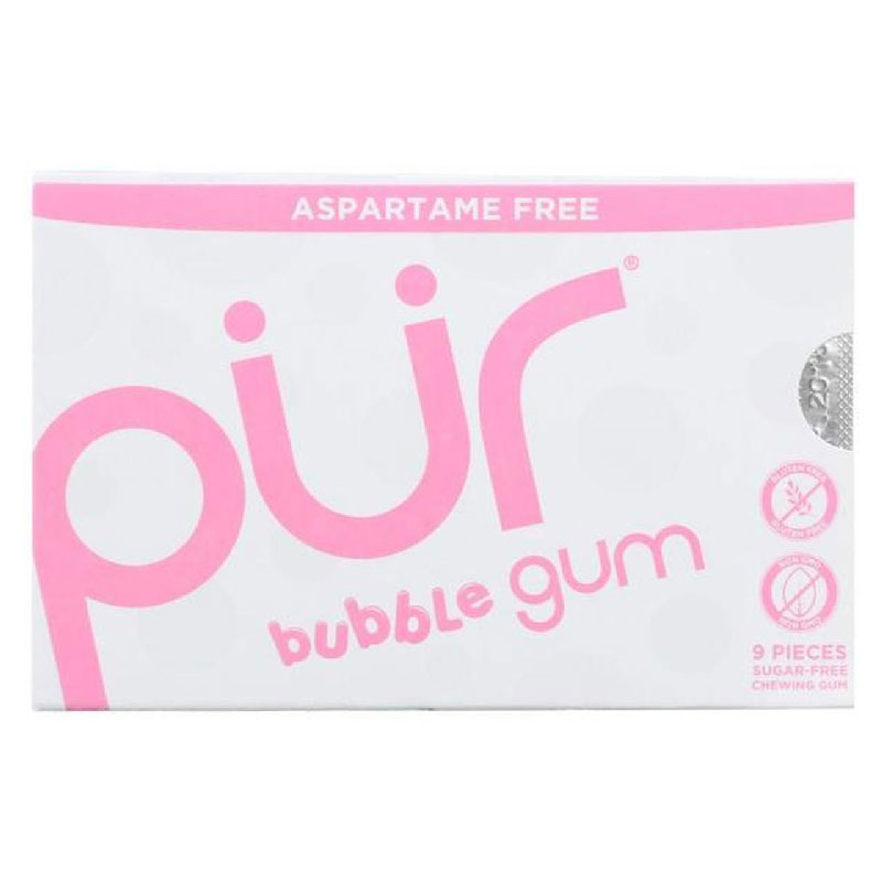 Pur Gum Bubblegum Blister Pack 9 Pieces