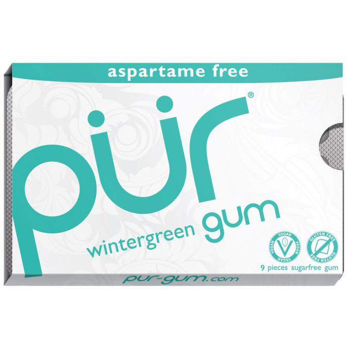 Pur Gum Winter Green Chewing Gum Blister 9pc