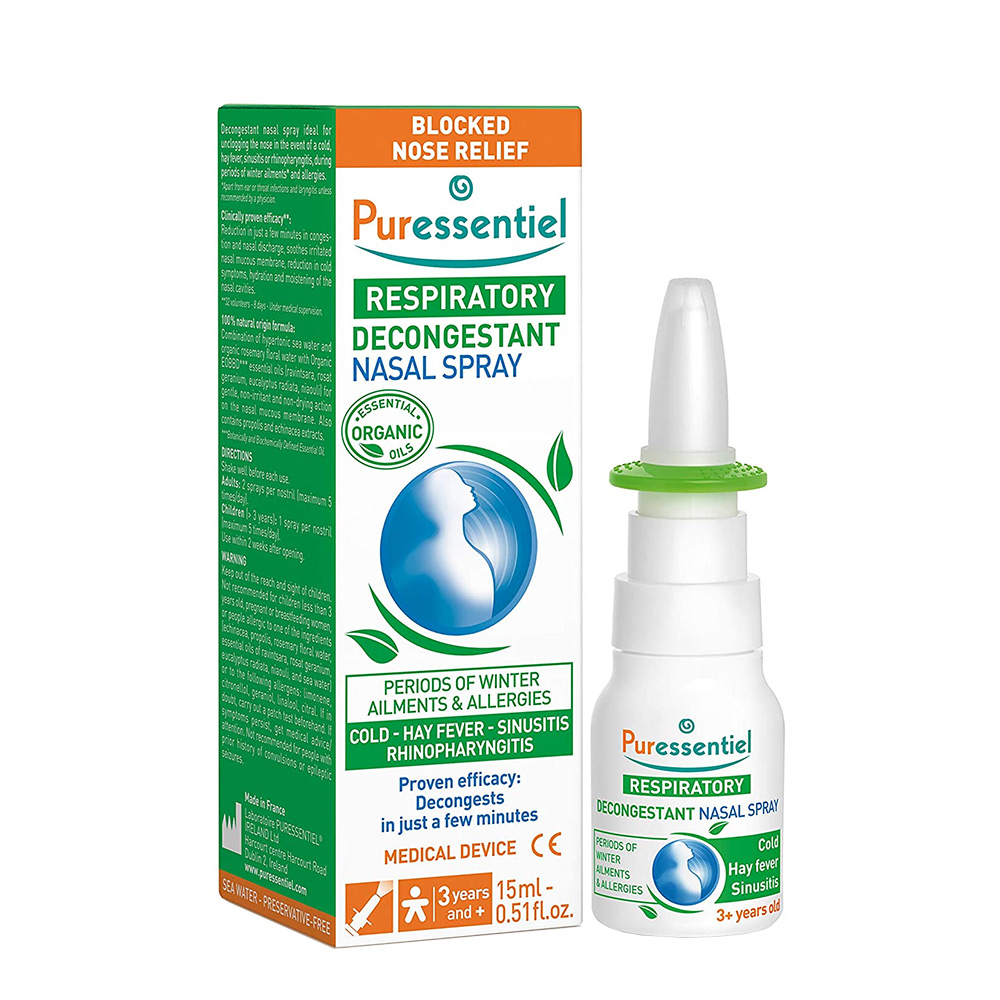 Puressentiel Respiratory Hypertonic Nasal Spray 15ml