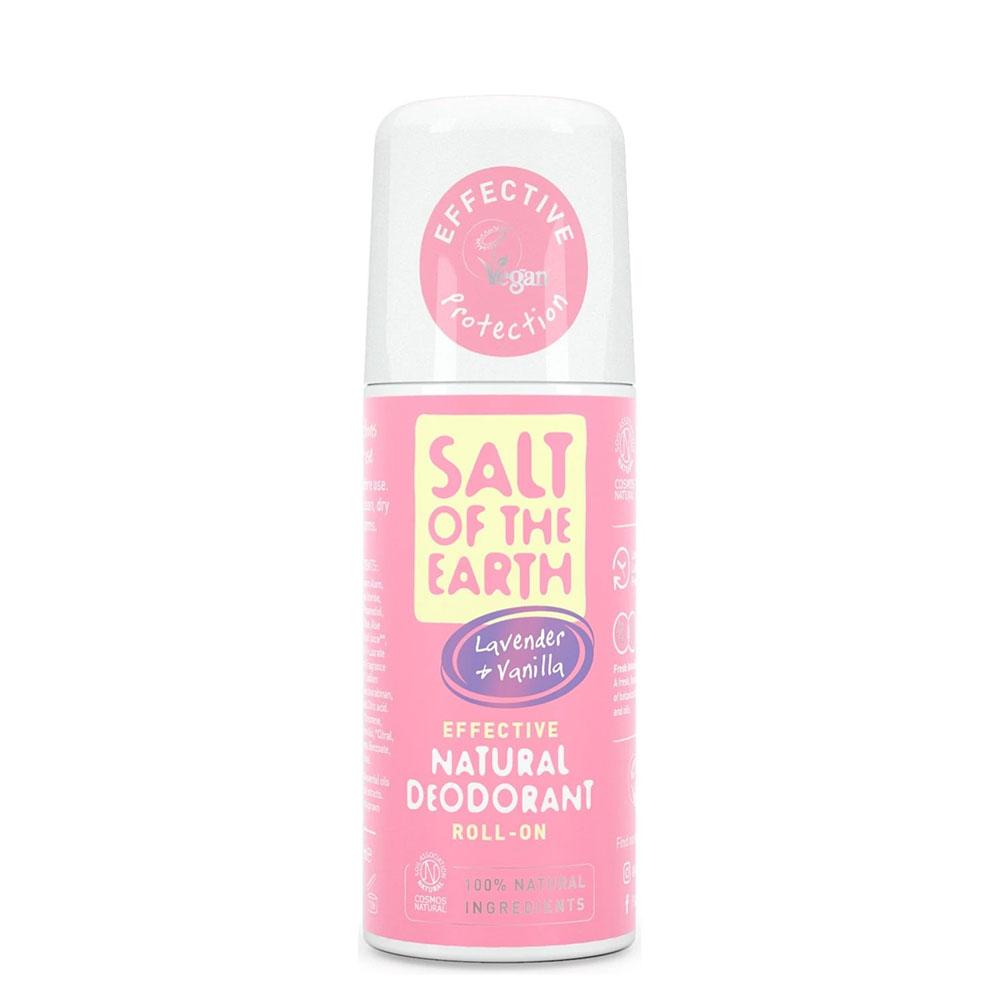 Salt of The Earth Lavender & Vanilla Natural Roll-On Deodorant 75ml