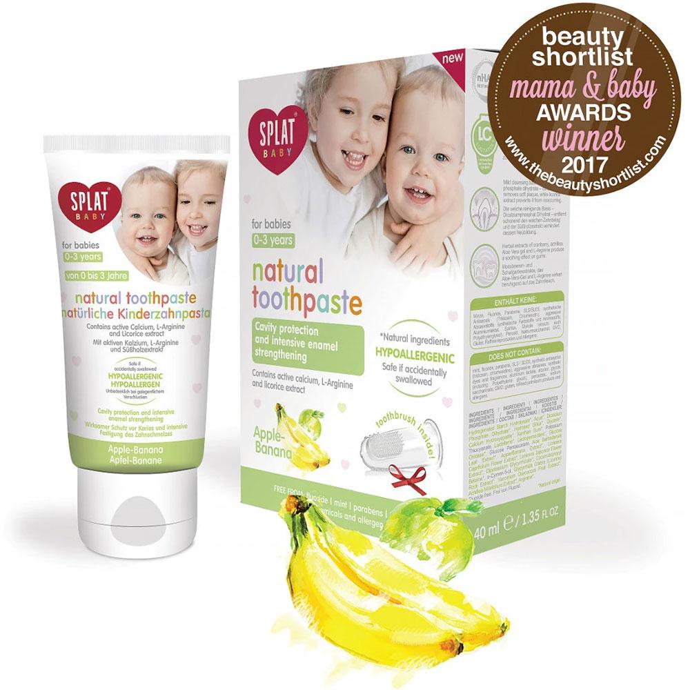 Splat Baby Apple & Banana Toothpaste for Babies 0-3 Years 40ml