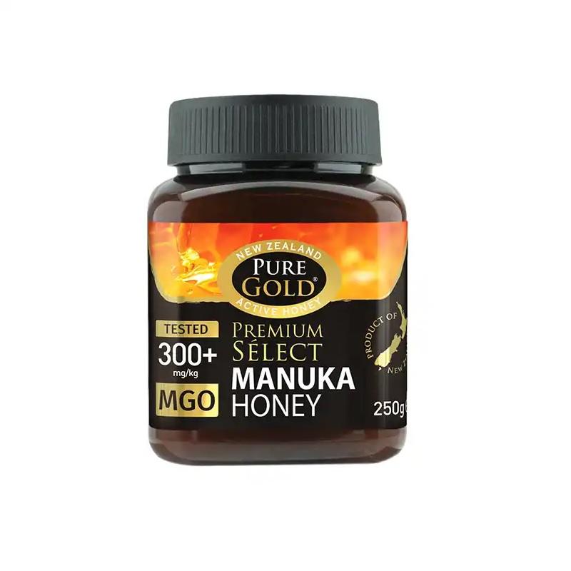 Pure Gold Premium Select Manuka Honey 300+mg/kg 250g