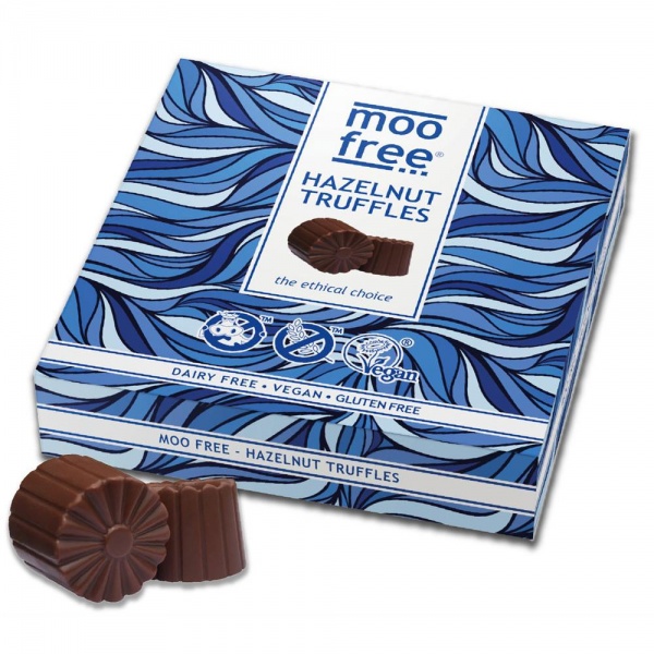 Moo Free Hazelnut Truffles 108g - Vegan Chocolate Gift