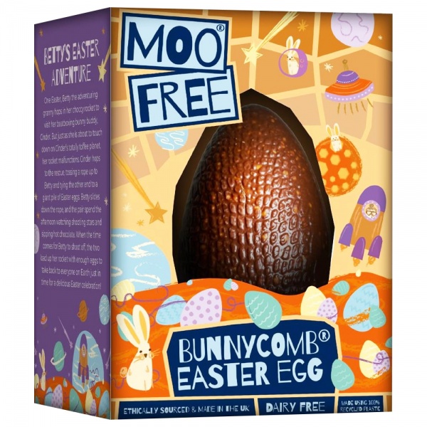 Moo Free BunnyComb Easter Egg 85g