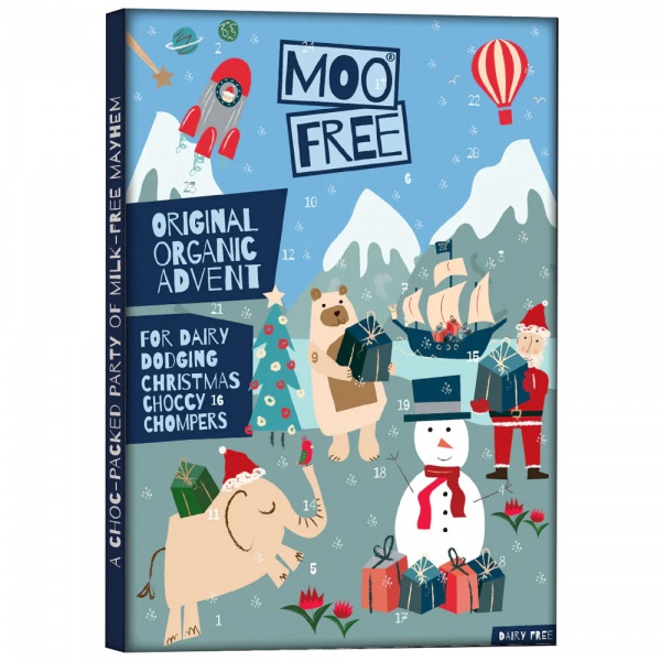 Moo Free Kids White Chocolate Advent Calendar 70g Beauty