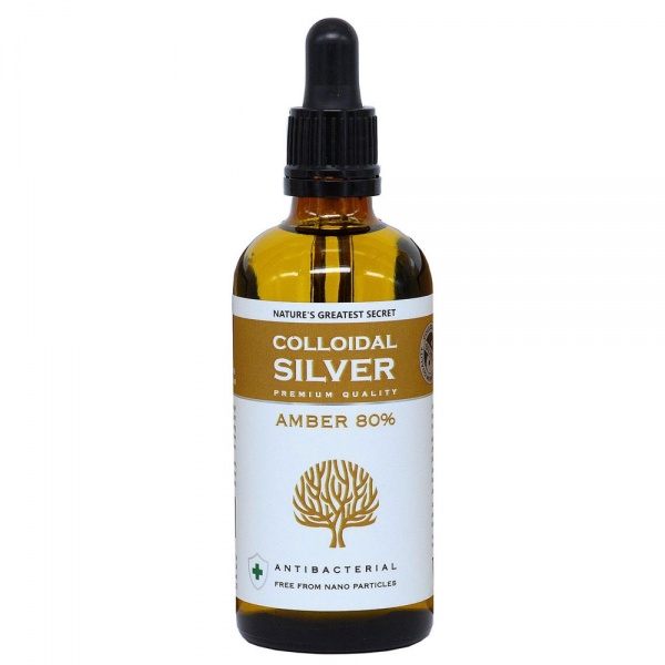 Nature's Greatest Secret - Amber 80% Colloidal Silver - 100ml Dropper