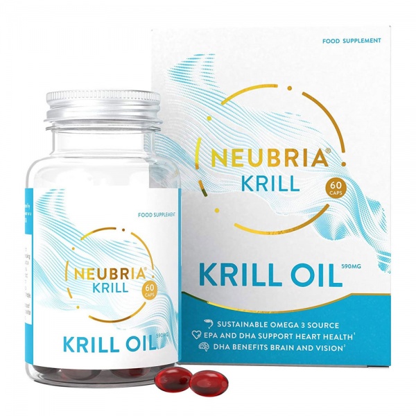 Neubria Krill Oil 590mg 60 Capsules